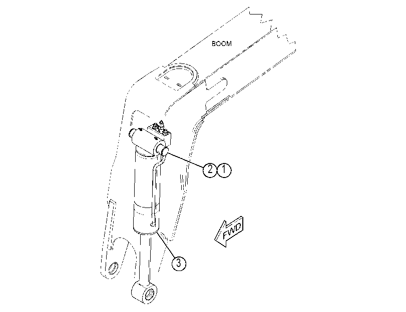 CYLINDER & MTG GP-TILT 4826432 CAT