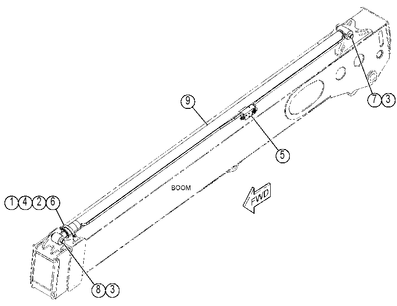 CYLINDER & MTG GP-TELESCOPING 4841482 CAT