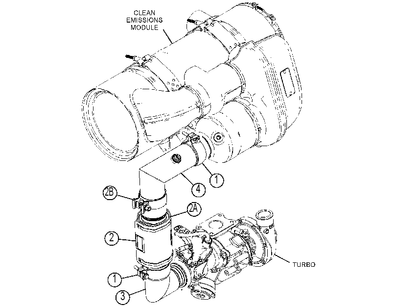 EXHAUST GP-FLEXIBLE 4703147 CAT