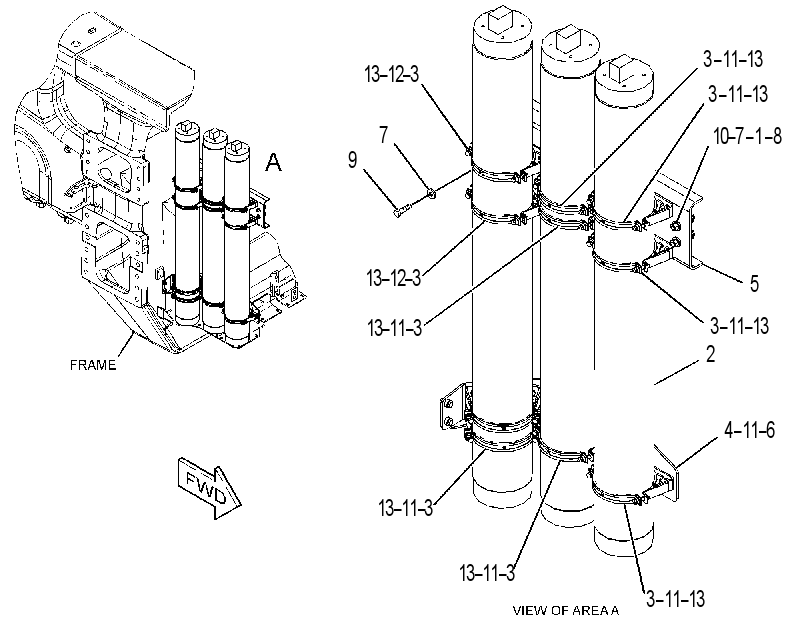 ACCUMULATOR & MTG GP-STEERING 2557765 CAT