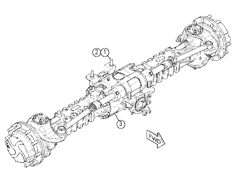 AXLE & MOUNTING GP 4809220 CAT