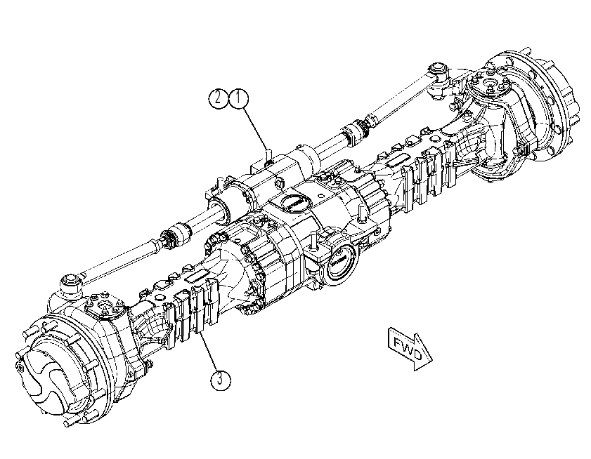 AXLE & MOUNTING GP 4809308 CAT