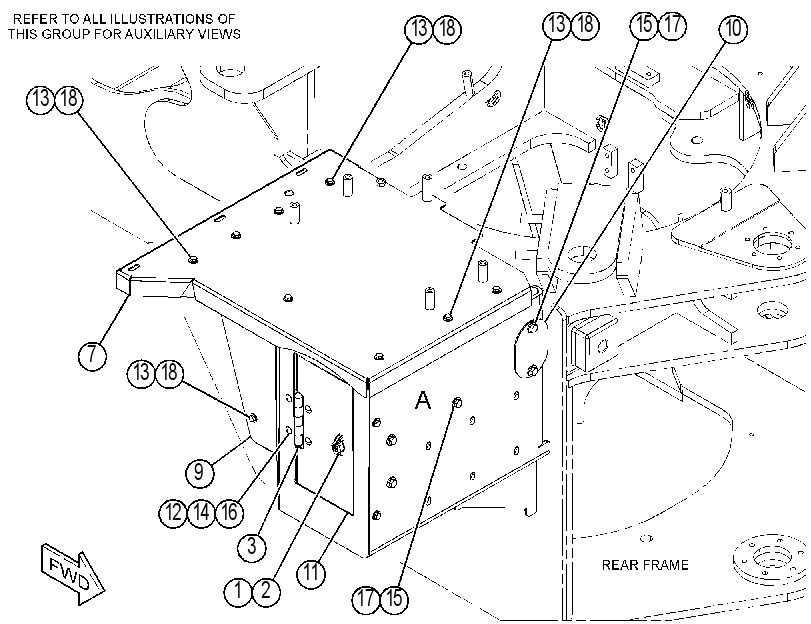 MOUNTING GP-DEF TANK 4251400 CAT