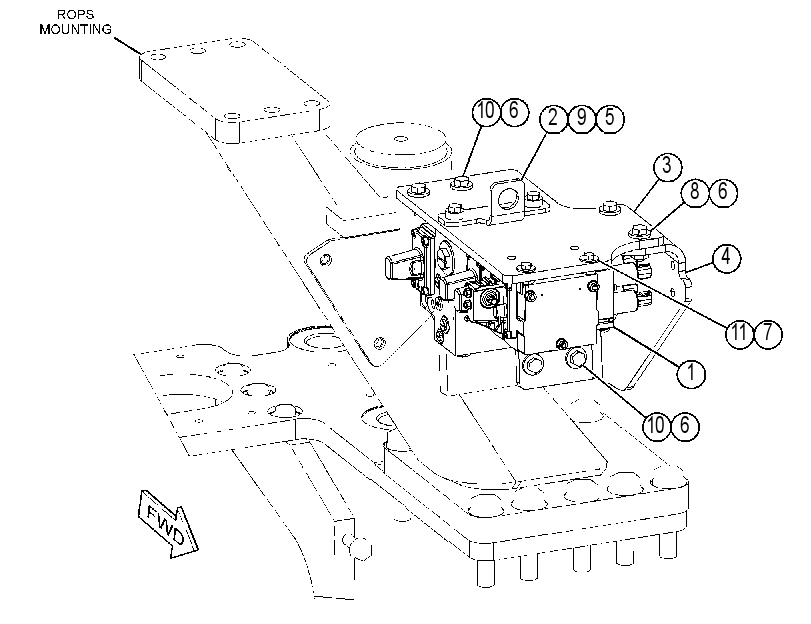 HYDRAULIC AR-4 VALVE 3975027 CAT