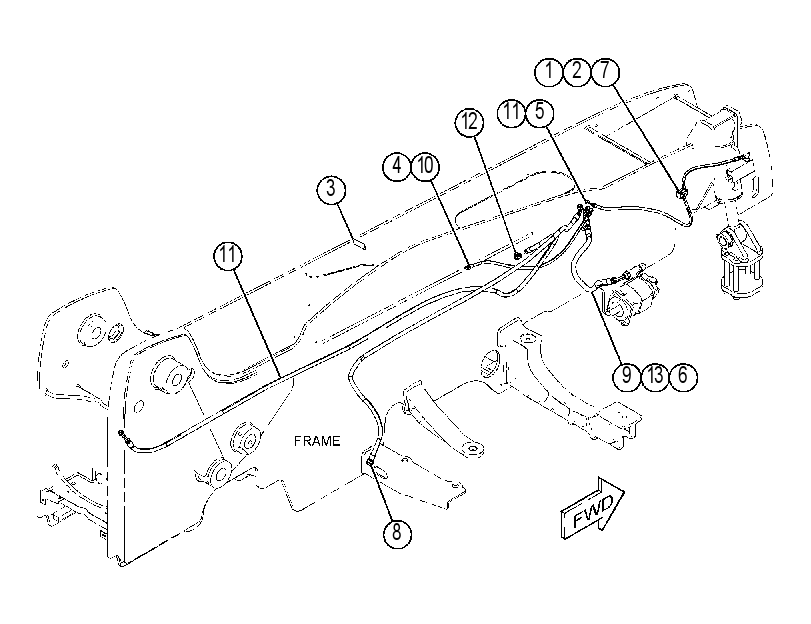 LINES GP-FRAME LEVELING 4835157 CAT