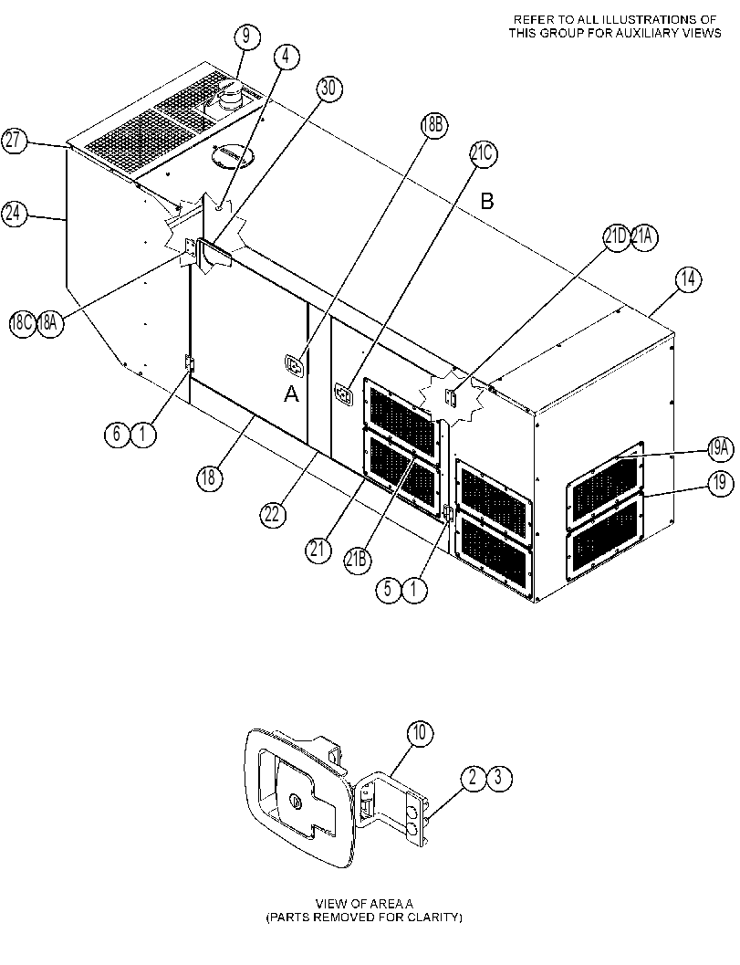 ENCLOSURE GP-GENSET 4710765 CAT