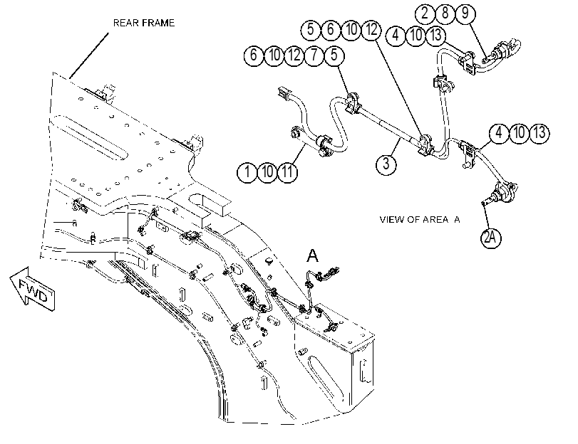 WIRING GP-OIL RENEWAL SYSTEM 4187040 CAT