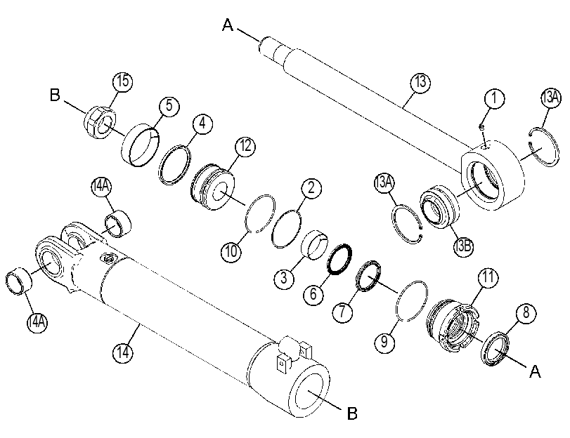CYLINDER GP-ANGLING 4556756 CAT
