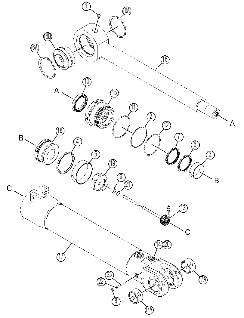 CYLINDER GP-ANGLING 4556755 CAT