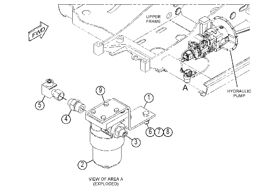 FILTER & MTG GP-OIL 4409453 CAT