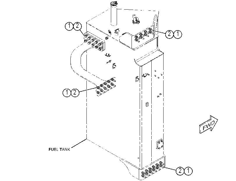 FASTENER GP-FUEL TANK 4261298 CAT