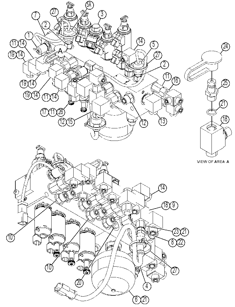 MANIFOLD & SOLENOID GP-CONTROL 4615998 CAT