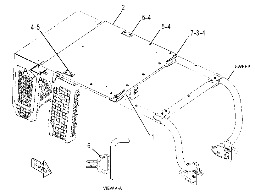ROOF GP-CAB 2733784 CAT