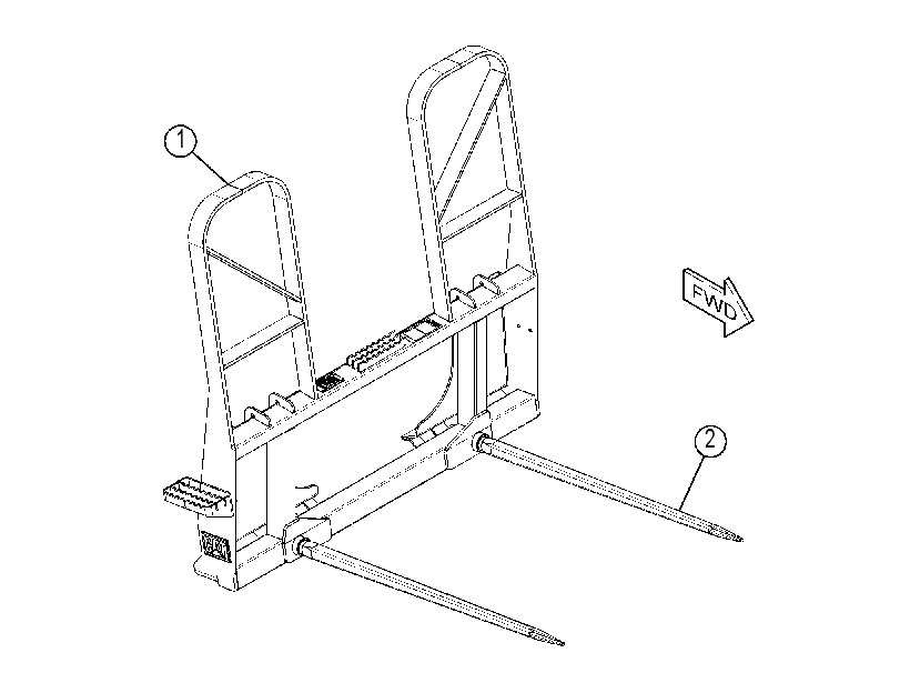 FORK GP-TINE 4756080 CAT