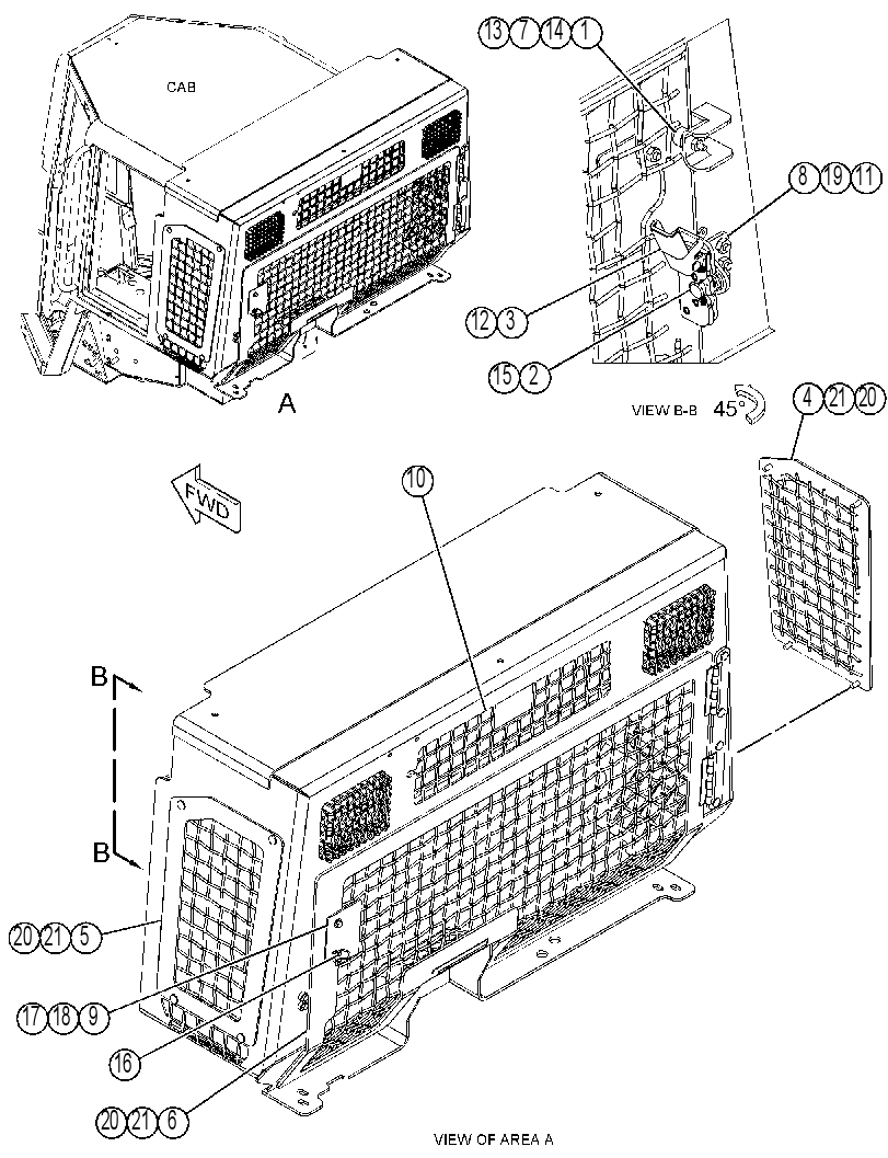 SCREEN GP-CAB 4796493 CAT