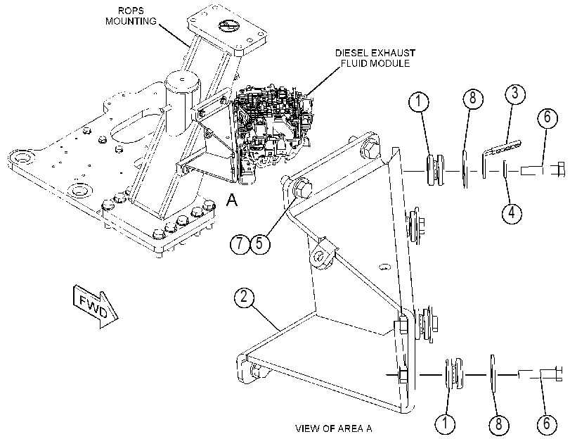 SUPPORT GP-PUMP 4205917 CAT