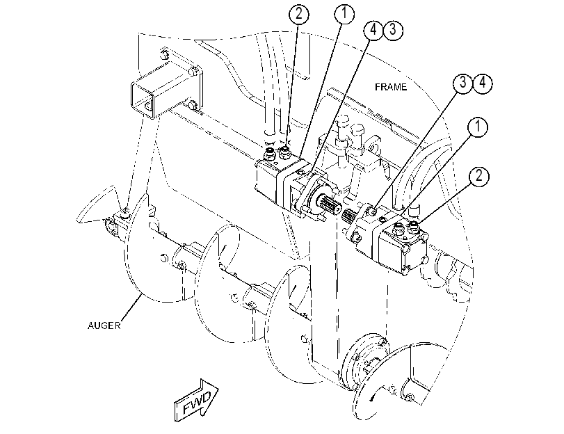 MOTOR GP-HYDRAULIC 4538857 CAT