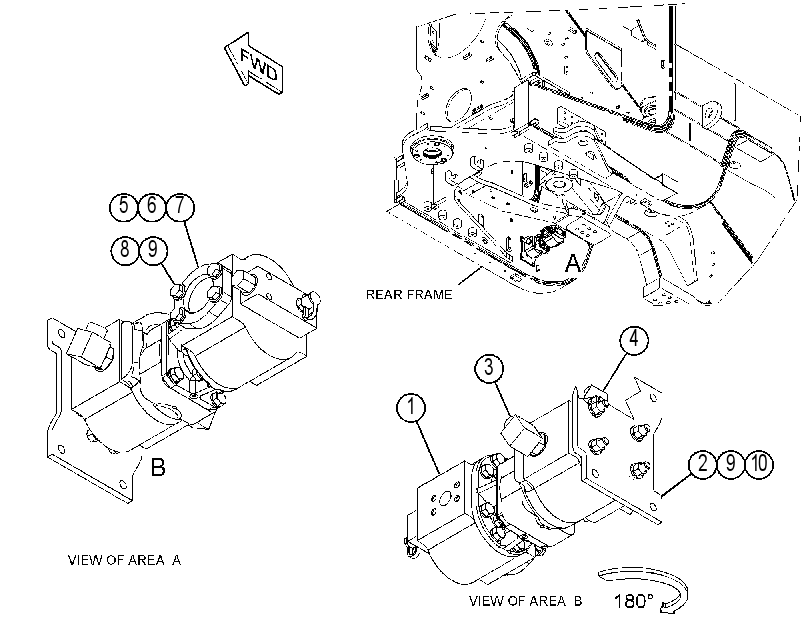 PUMP & MTG GP-AXLE OIL COOLER 4339021 CAT