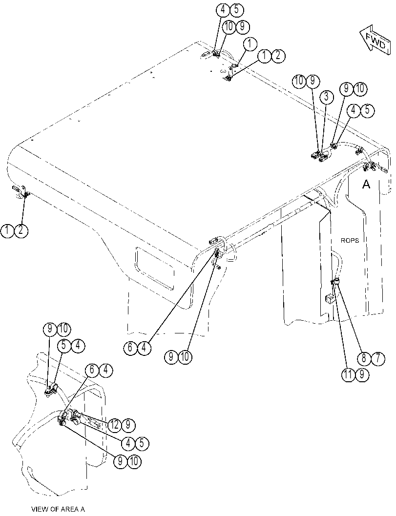 WIRING GP-ROPS 4624099 CAT