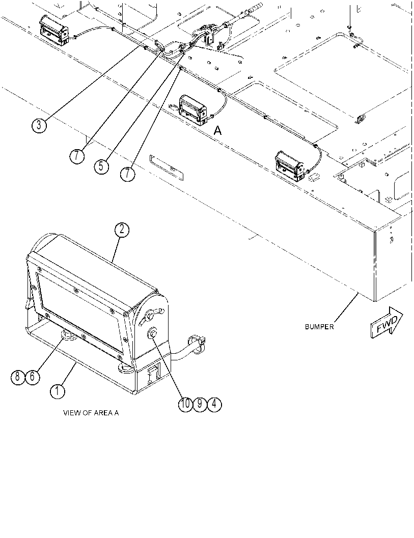WIRING GP-OBJECT DETECTION 3894832 CAT