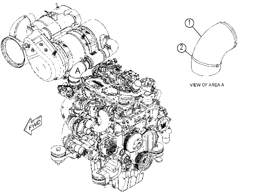 COVER GP-EXHAUST 4806119 CAT
