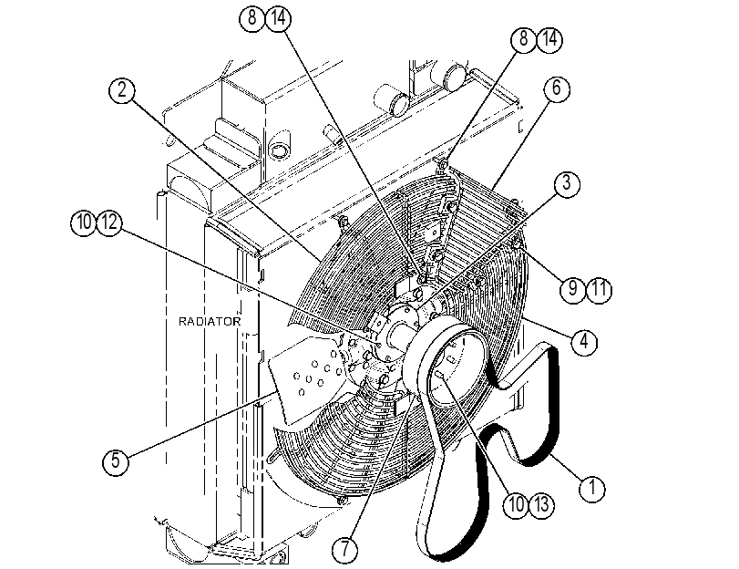 FAN GP-REVERSIBLE 4457825 CAT