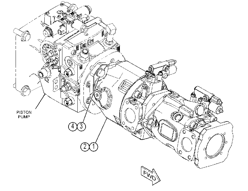 PUMP & MTG GP-IMPL & STEERING 4318962 CAT