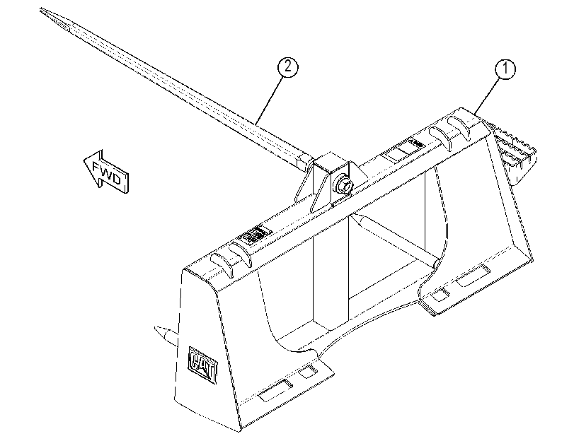 FORK GP-TINE 4756079 CAT