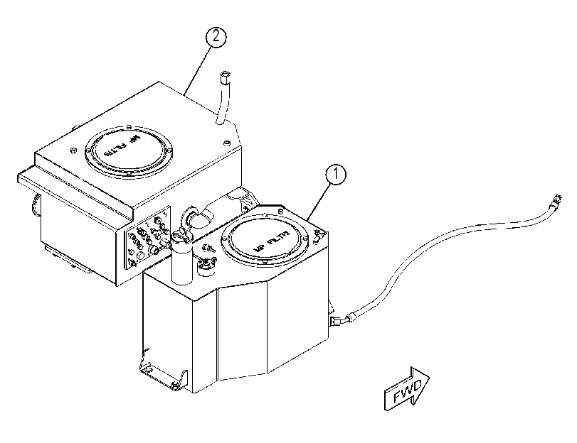 TANK GP-HYDRAULIC & FUEL 3943268 CAT