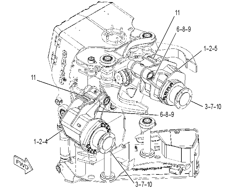 MOTOR & MOUNTING GP 4608658 CAT