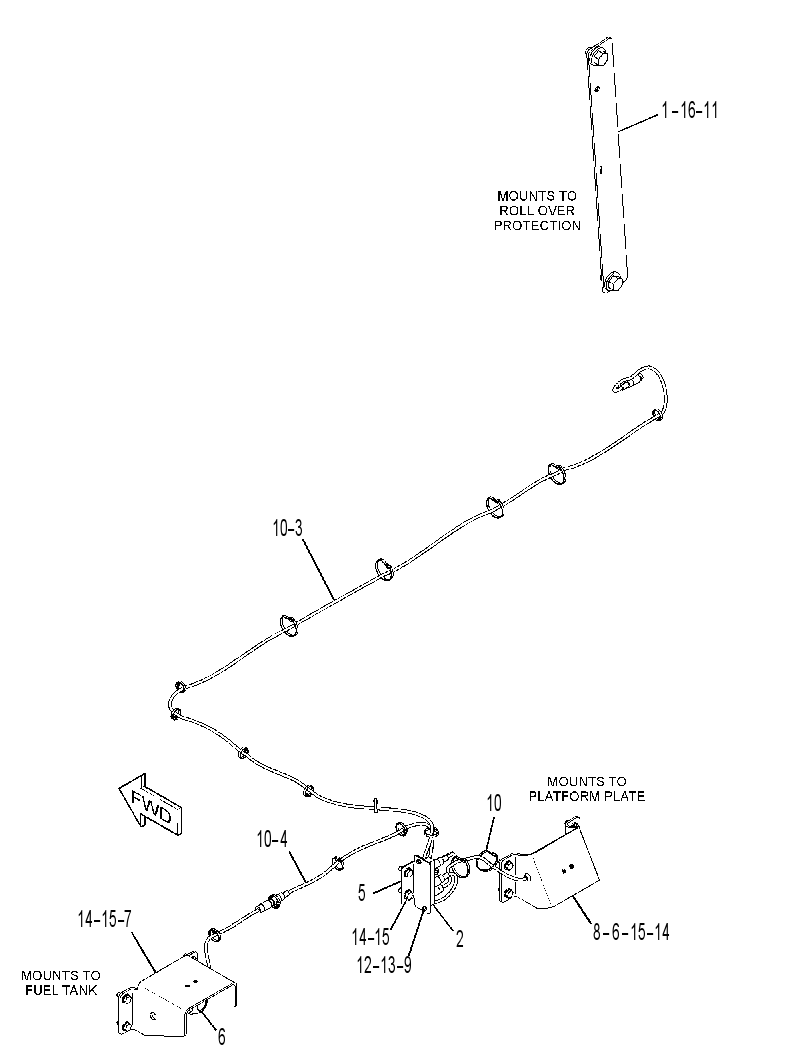Камера с креплением 3484224 CAT