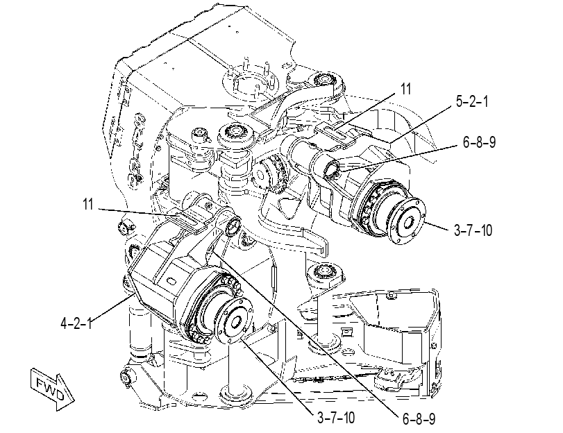MOTOR & MOUNTING GP 4609168 CAT