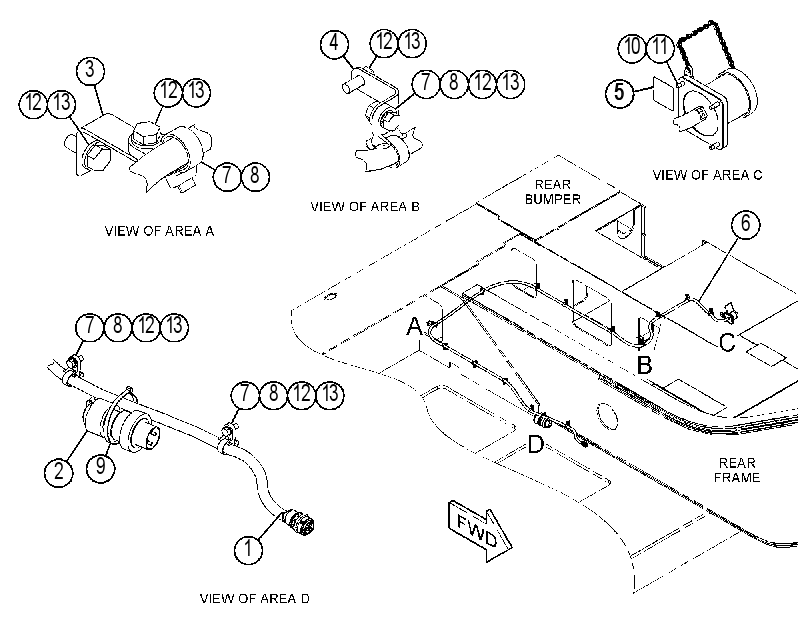 WIRING GP-BUMPER 4242143 CAT