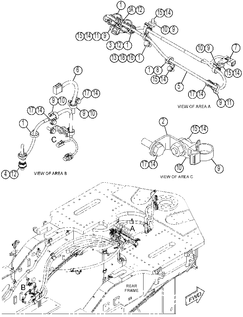 WIRING GP-BRAKE 4247109 CAT