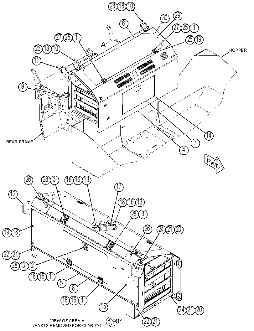 COVER GP-REAR 4490368 CAT