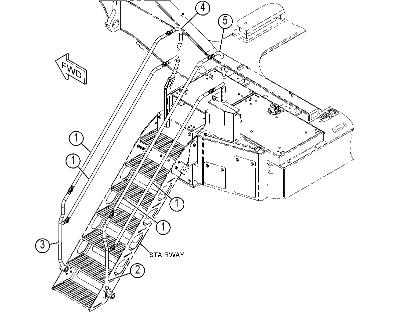 Поручень 4530030 CAT