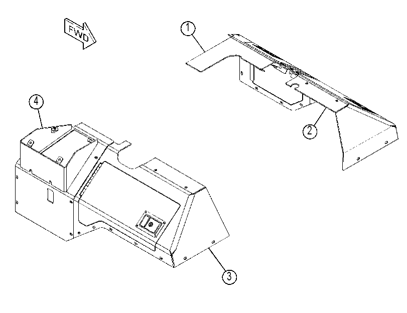 ENCLOSURE GP-FENDER 5011492 CAT