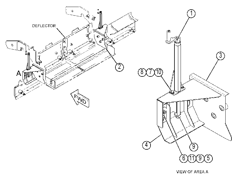 EXTENSION GP-MAIN FRAME 4361057 CAT