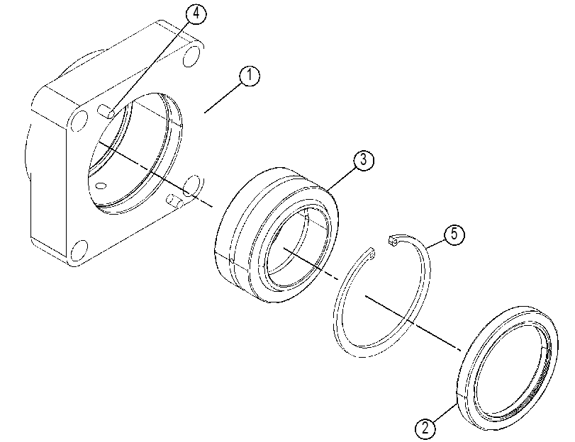 HOUSING GP-BEARING 4434250 CAT