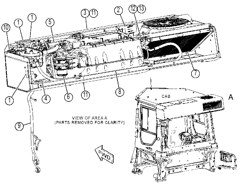 Кондиционер 3449599 CAT