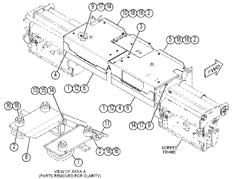 COVER GP-SCREED 4763632 CAT