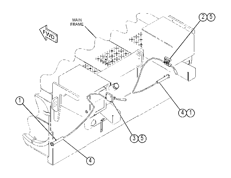 LOCK GP-SCREED TRAVEL 3943255 CAT