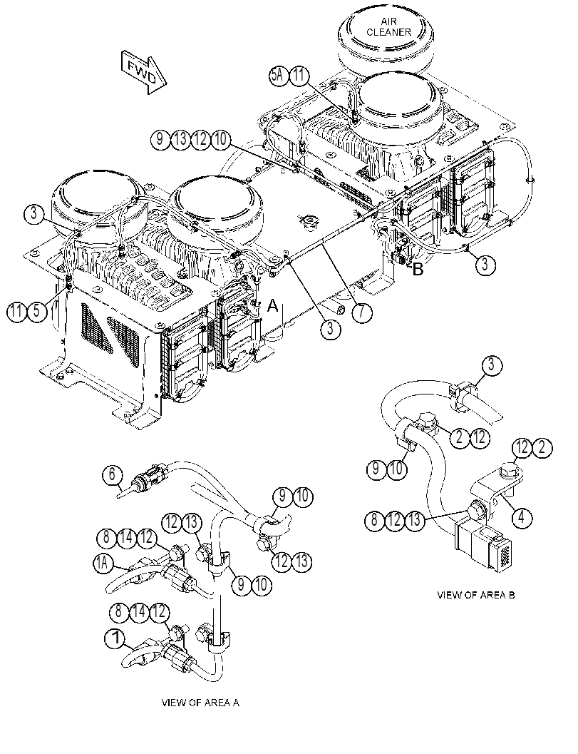 WIRING GP-HOOD 4187043 CAT