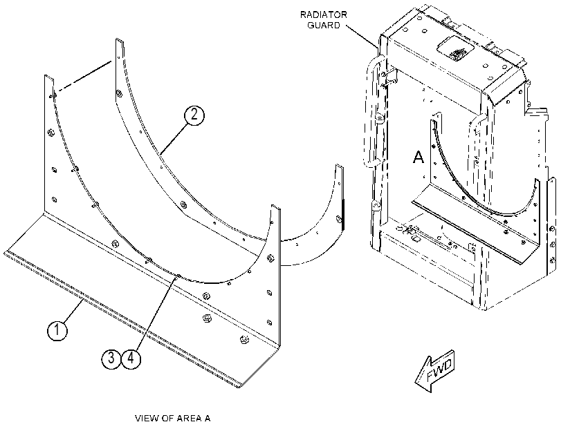 BAFFLE GP-RADIATOR 3876310 CAT