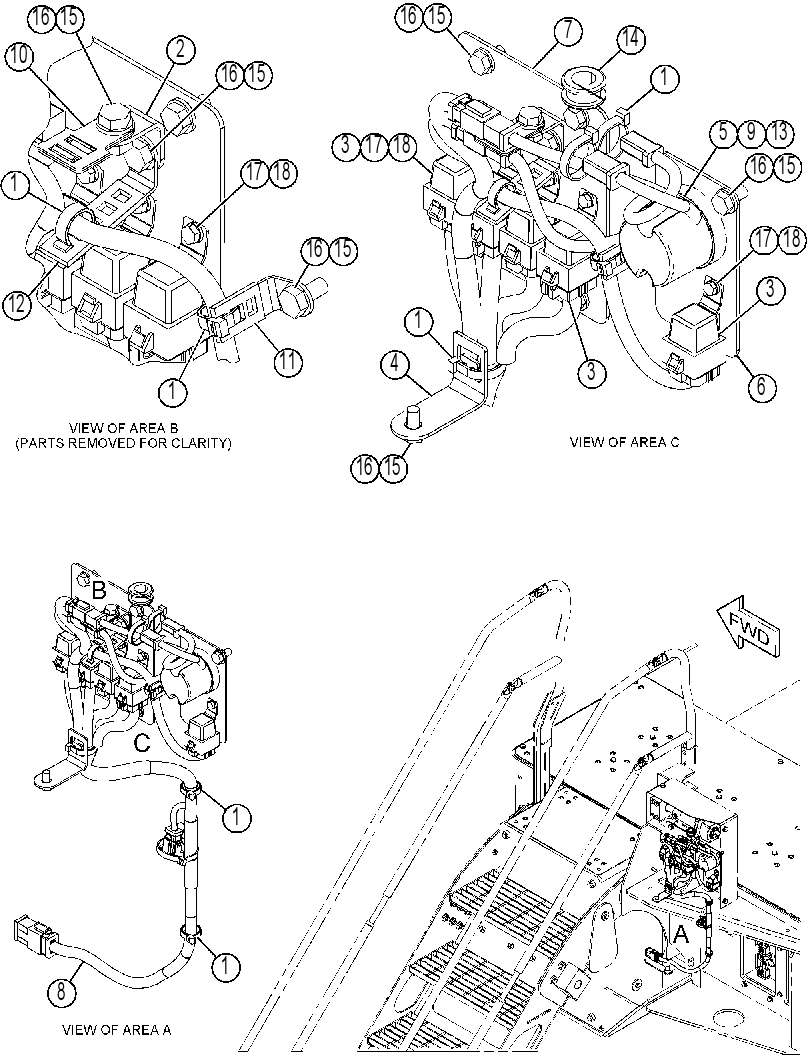 WIRING GP-LADDER 4501630 CAT