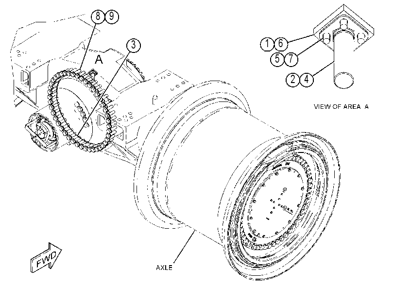 MOUNTING GP-BEVEL GEAR 3894756 CAT