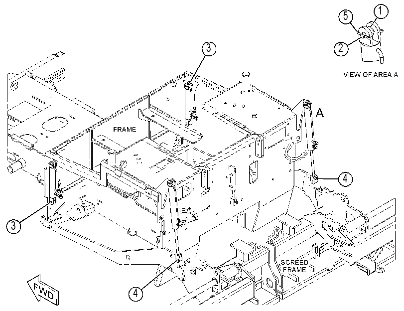 CYLINDER & MTG GP-HYDRAULIC 4530748 CAT