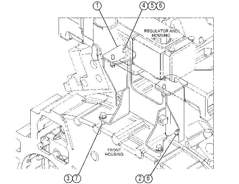 MOUNTING GP-BRACKET 4263726 CAT