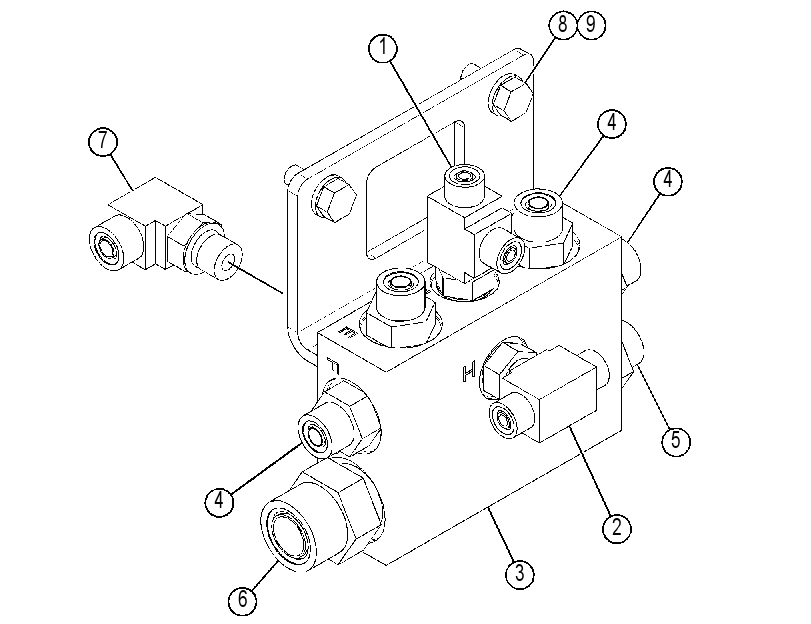 MANIFOLD GP-HYDRAULIC 3116014 CAT