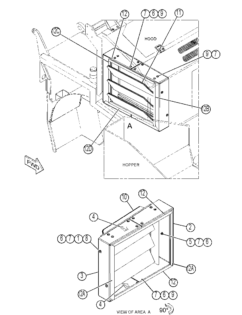 COVER GP-REAR 4625302 CAT